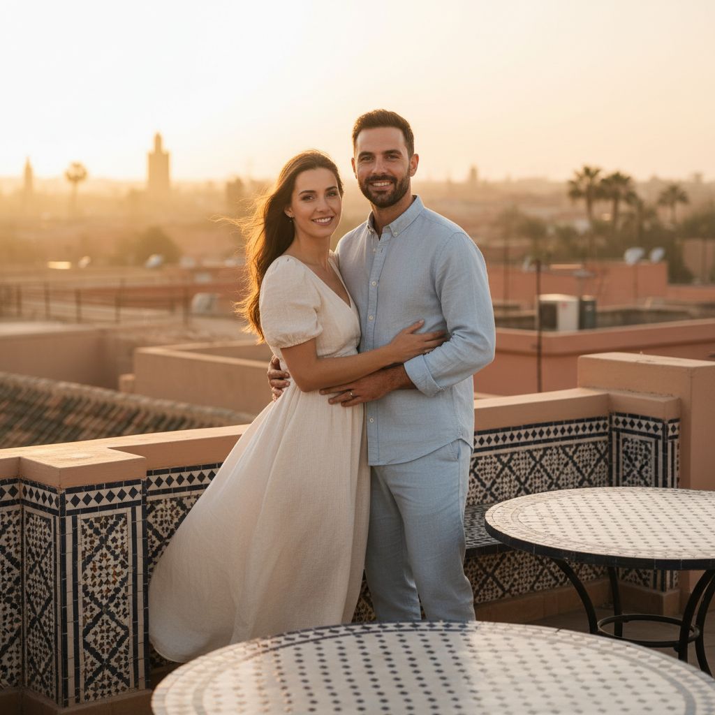 Marrakech Balcony Glow sample