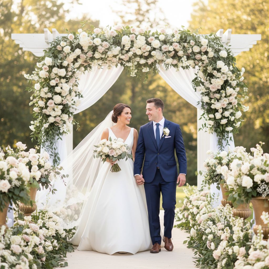 Wedding Aisle First Look sample