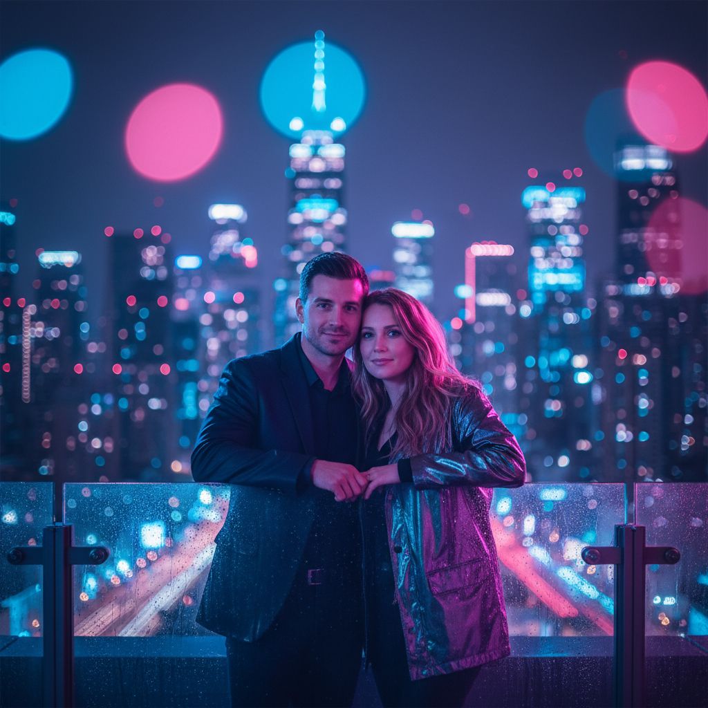 City Rooftop Night sample