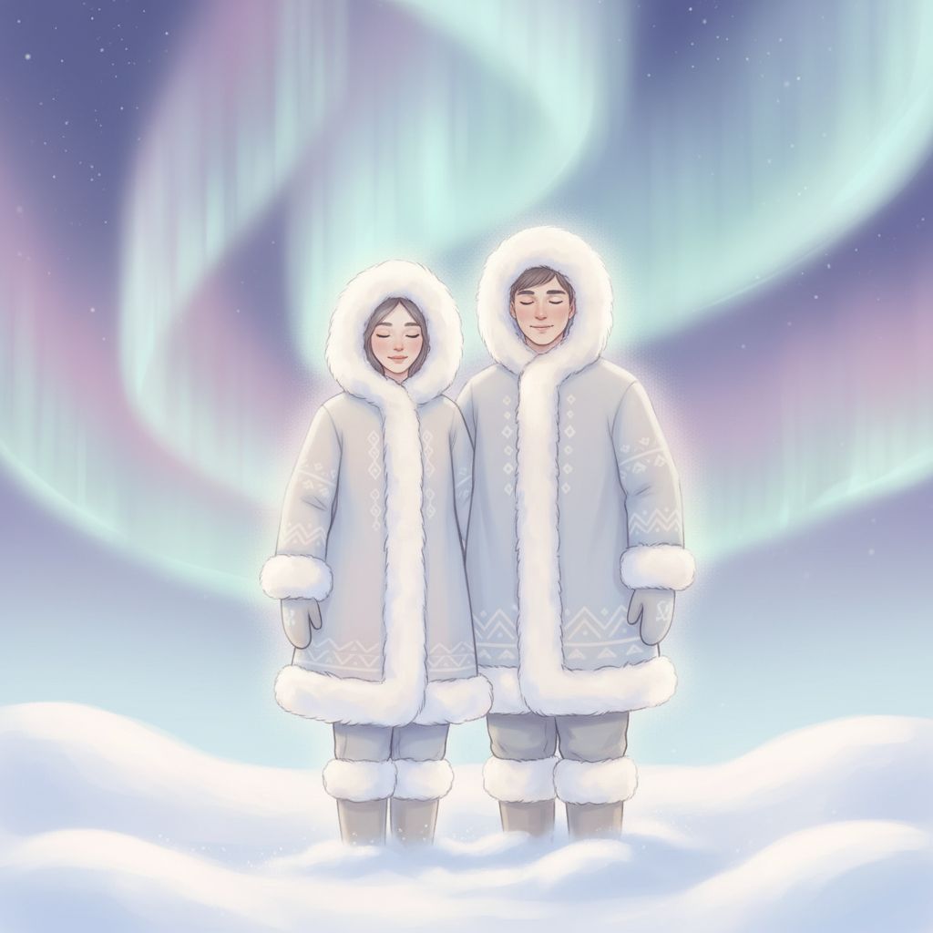 Inuit Aurora Pastel sample