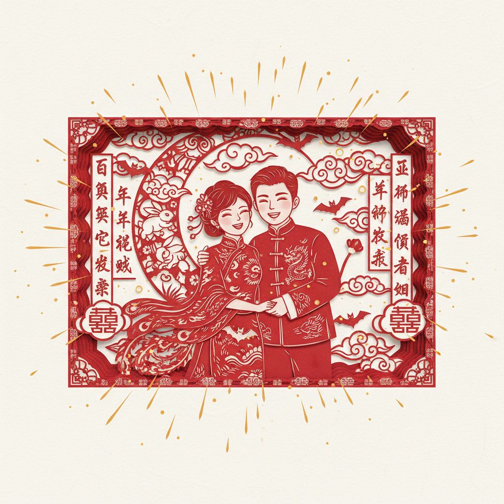 Paper-Cut Celebration sample