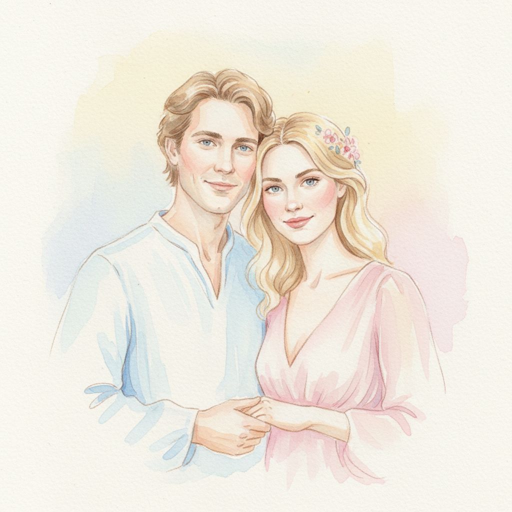 Watercolor Keepsake sample