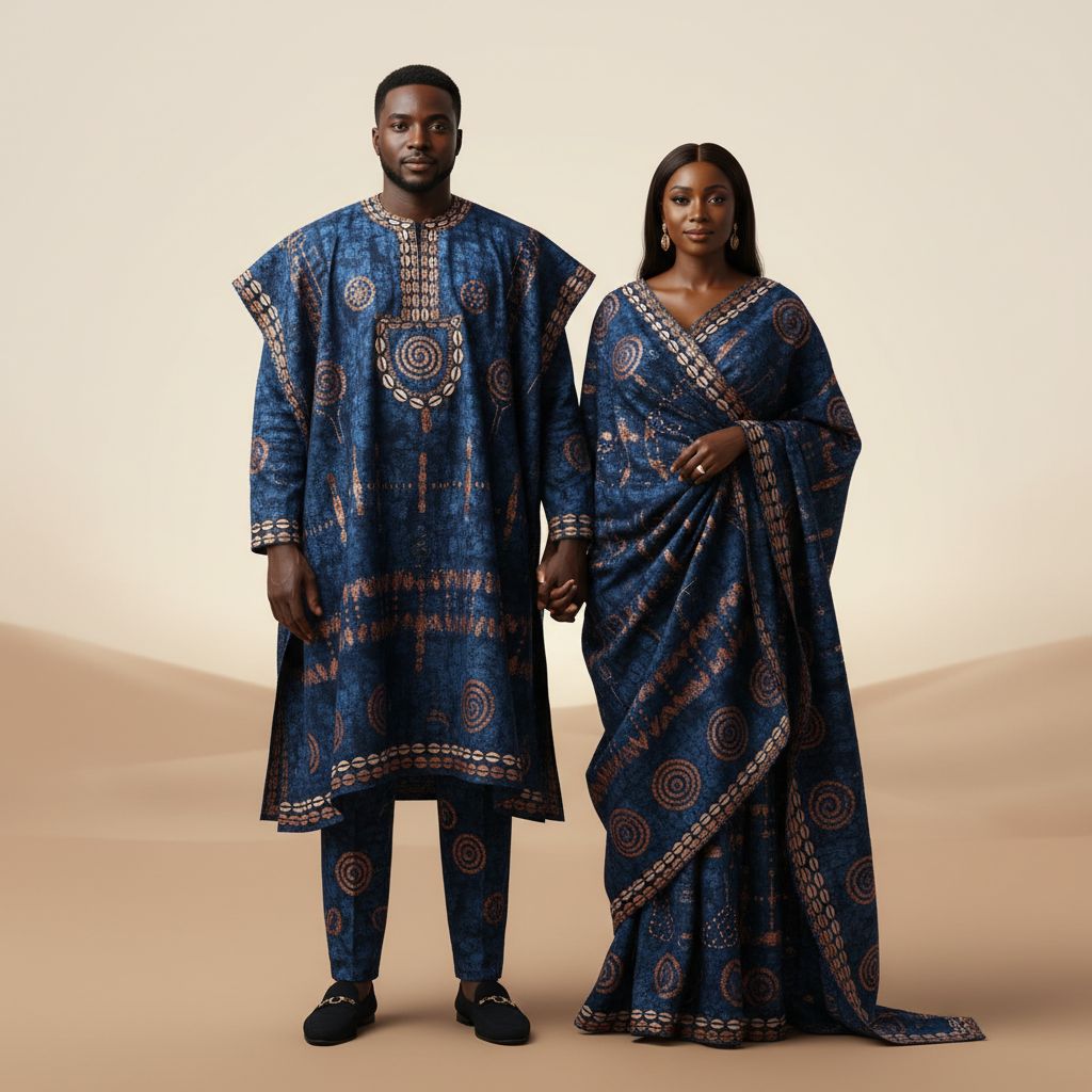 West African Indigo Resist sample